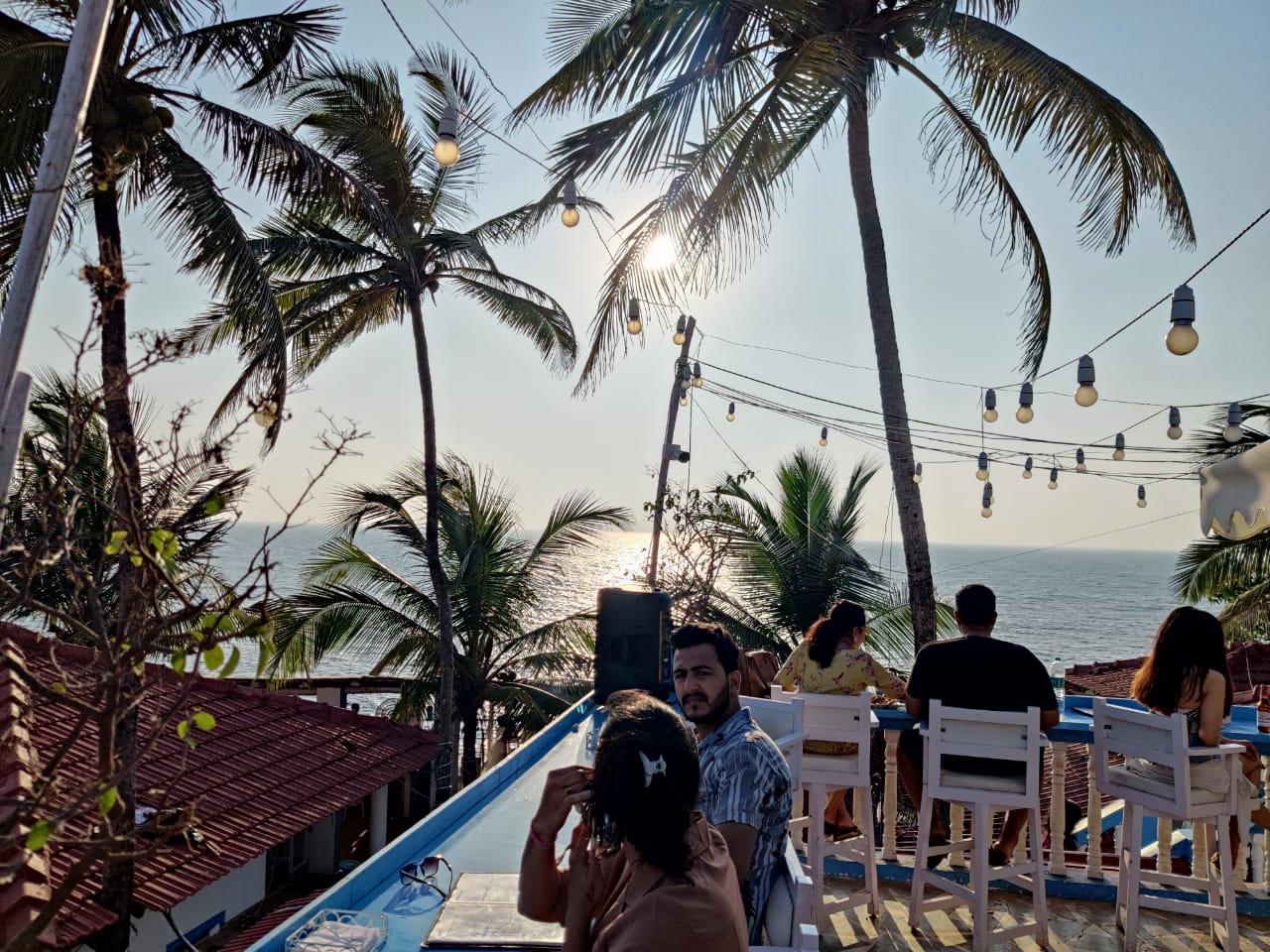 Sunset at Purple Martini (Vagator, Goa)