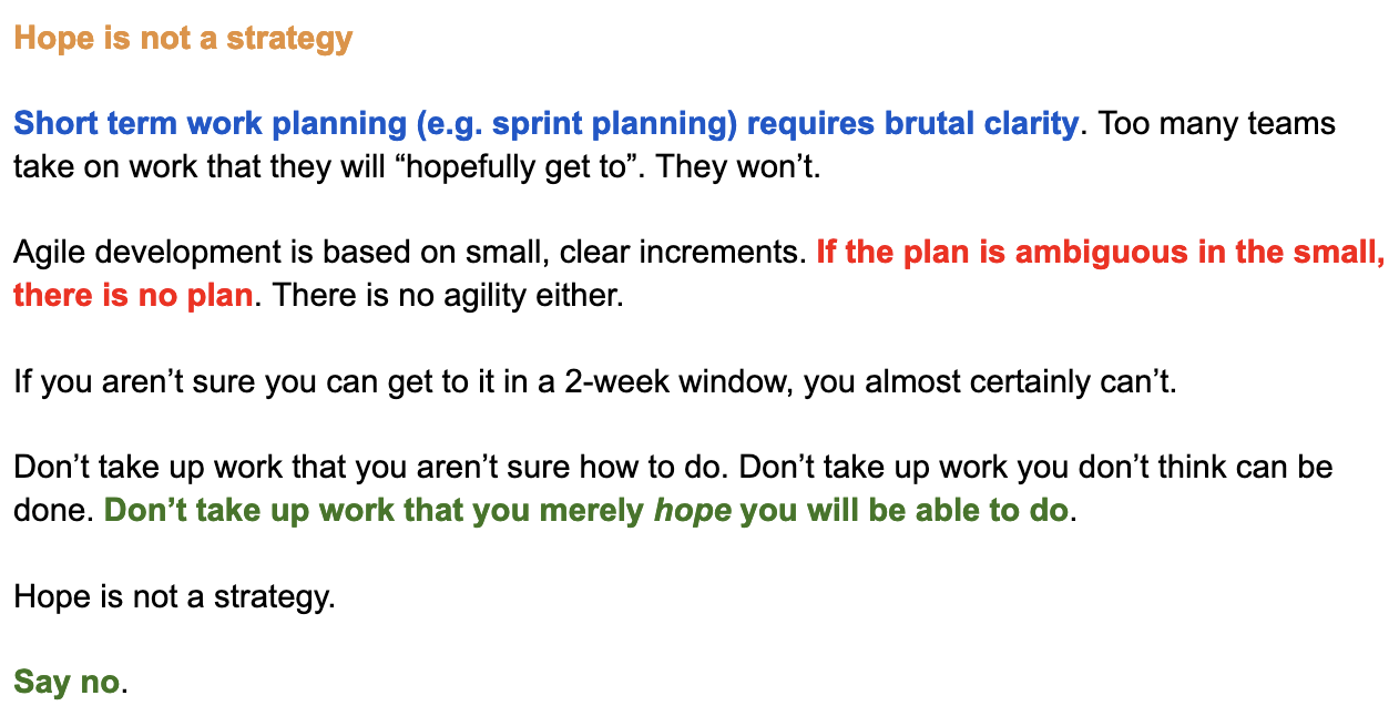 Mini Essay #3 - Say "no"