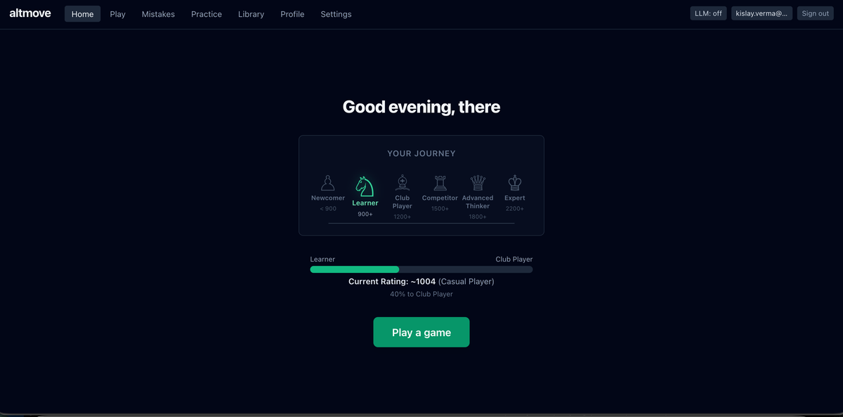 Altmove: Learn to play Chess