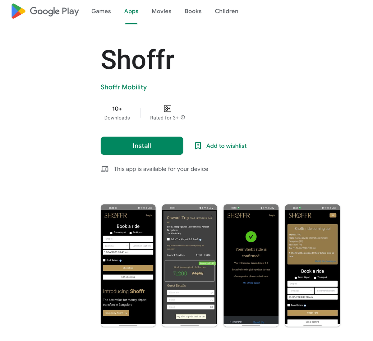 Launch: Shoffr Android App